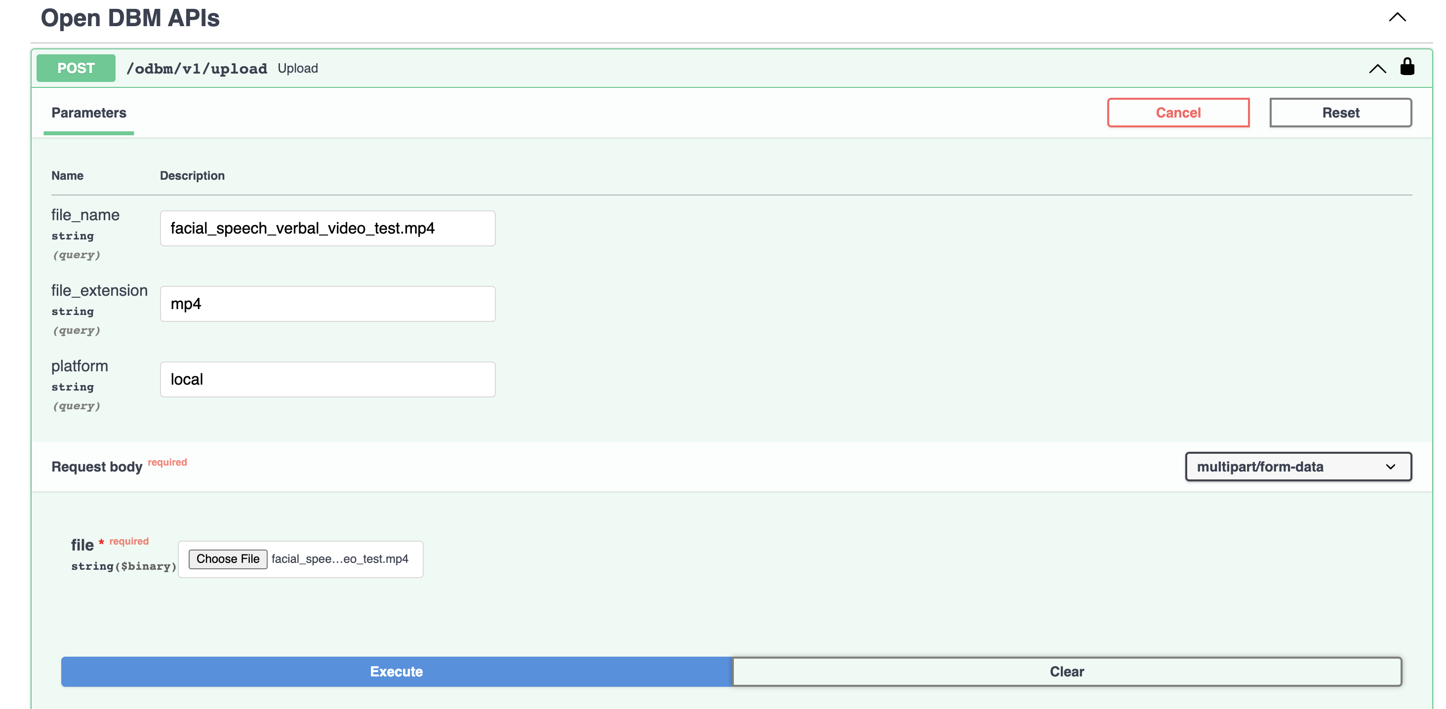 OpenDBM File Uploading